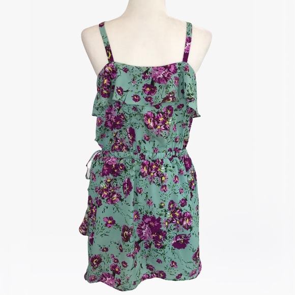 Sugarlips Ruffle Floral Print Women’s Mini Dress - M/L - Picture 3 of 16